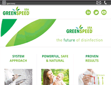 Tablet Screenshot of greenspeed.com